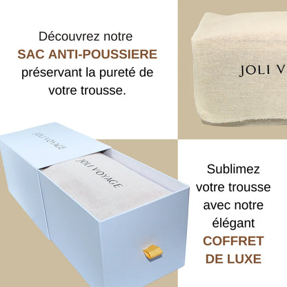 Trousse de toilette – Marron Camel (édition Joli Voyage)