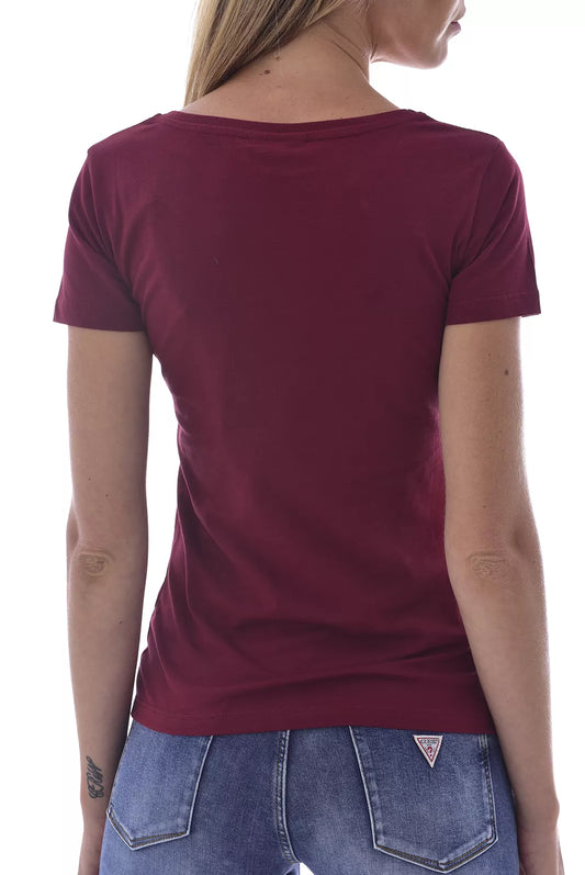 T-shirt Éthique Coton Bio Rouge Femme - Joyah