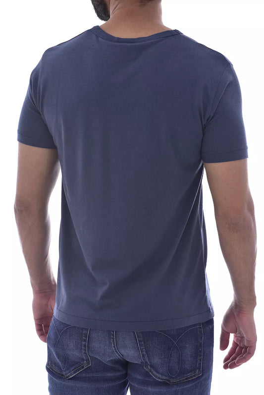 T-shirt Éthique Bambou Bleu Homme - Joyah