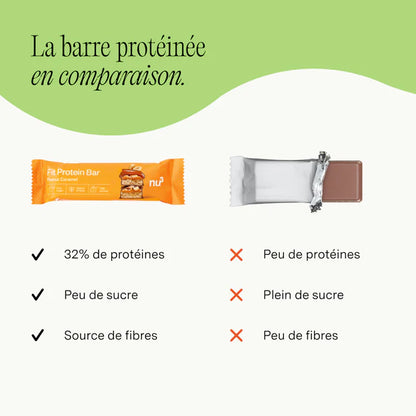 NU3 – Fit Protein Bar Peanut Caramel Barre Protéinée