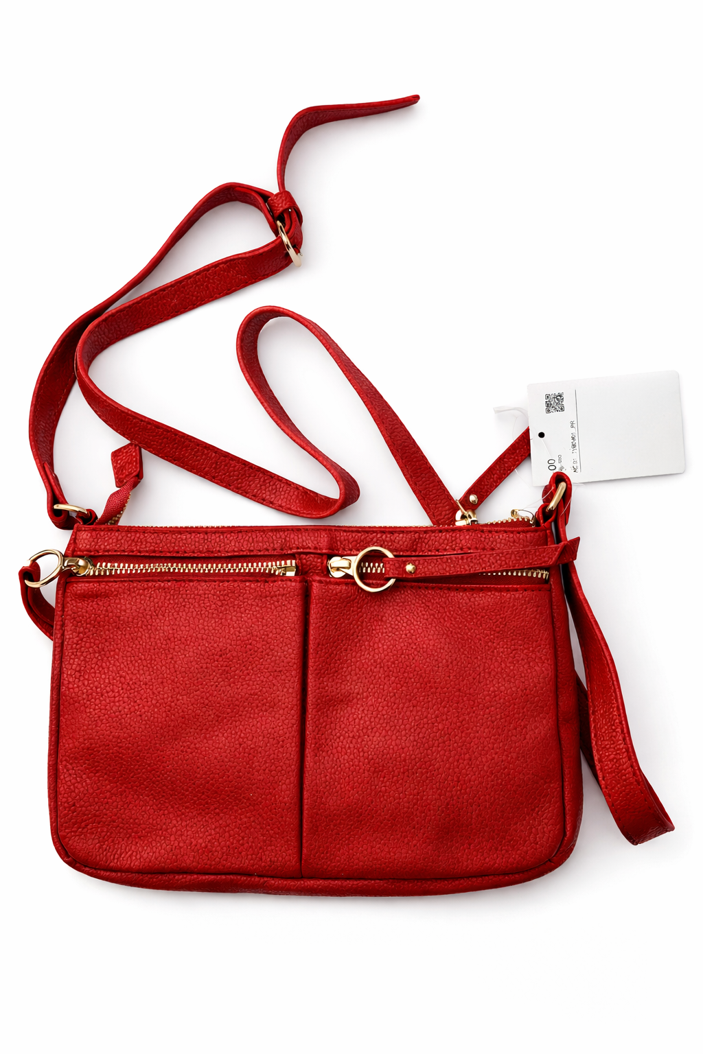 Sac bandoulière rouge C&A – compact & pratique