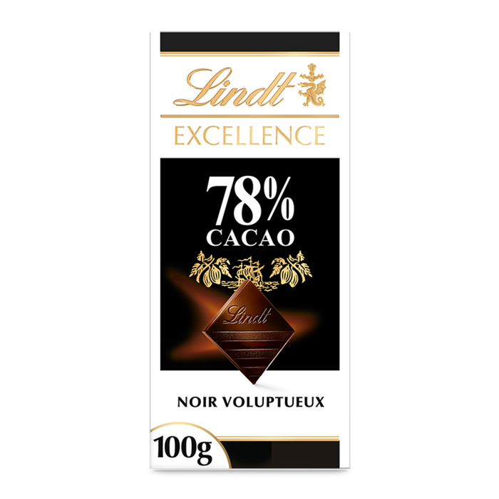 Lindt Excellence Noir 78 % Cacao – 100 g