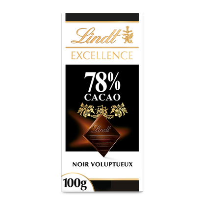 Lindt Excellence Noir 78 % Cacao – 100 g