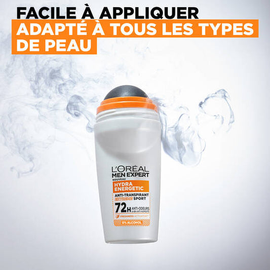 L'Oréal Men Expert - Déodorant bille Hydra Energetic Extreme Sport 50ml