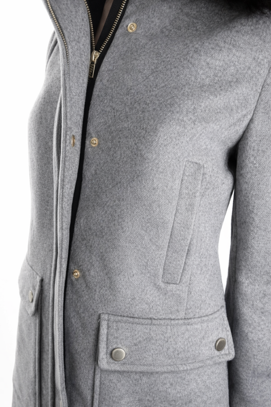 Manteau d’hiver Cache Cache gris laine