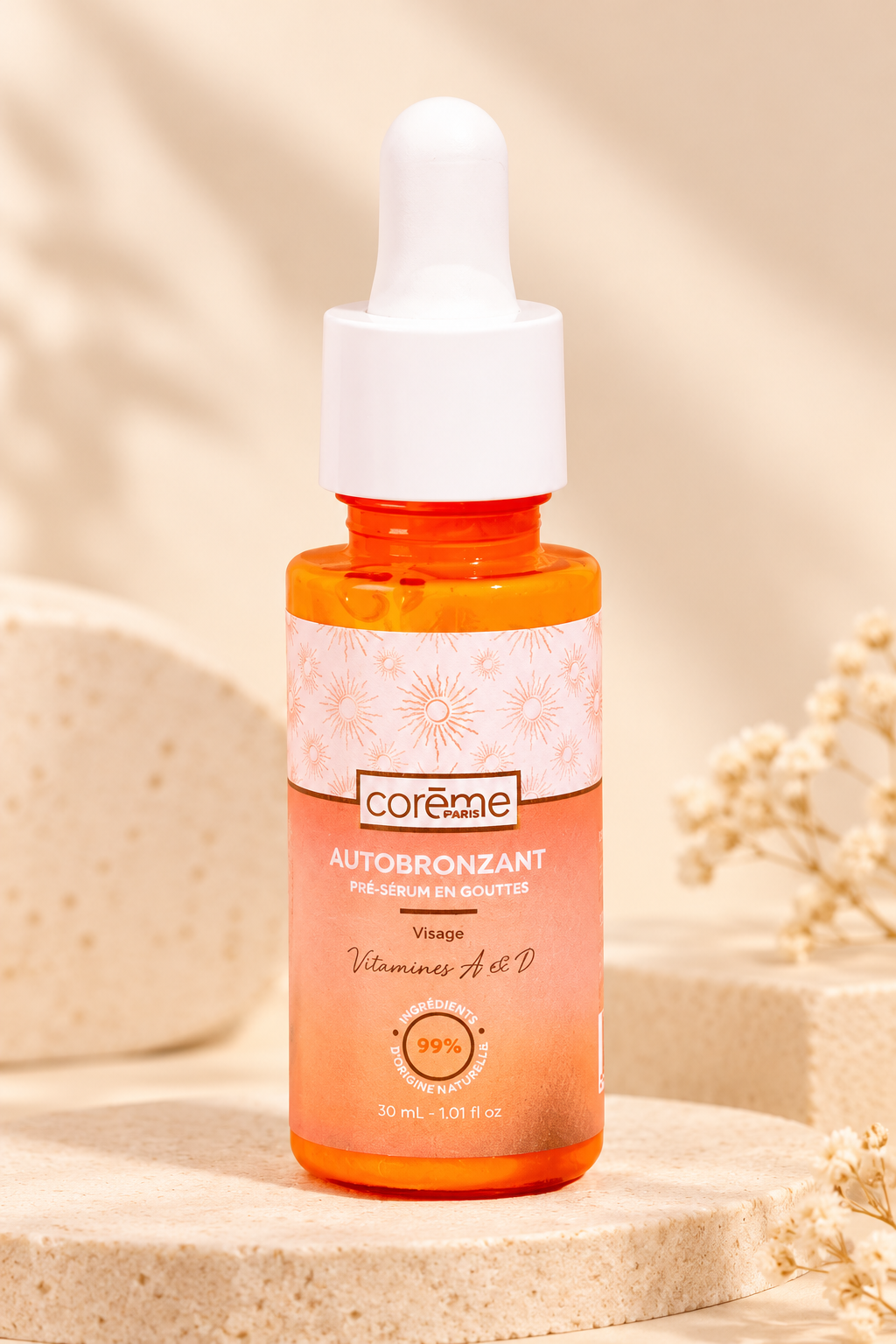 Corème Paris Pré-Sérum Gouttes Autobronzantes 30 ml