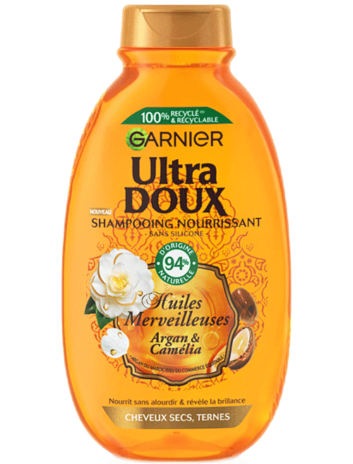 Garnier Shampooing Merveilleux Nourrissant Argan & Camélia 600ml