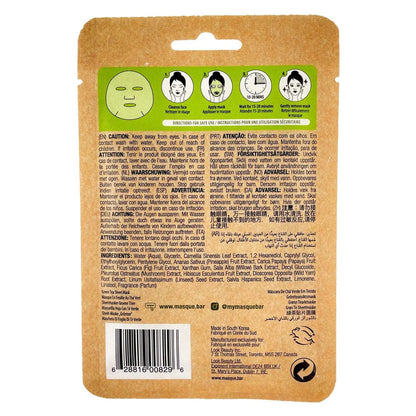 Masque Bar Naturals - Masque tissu au thé vert