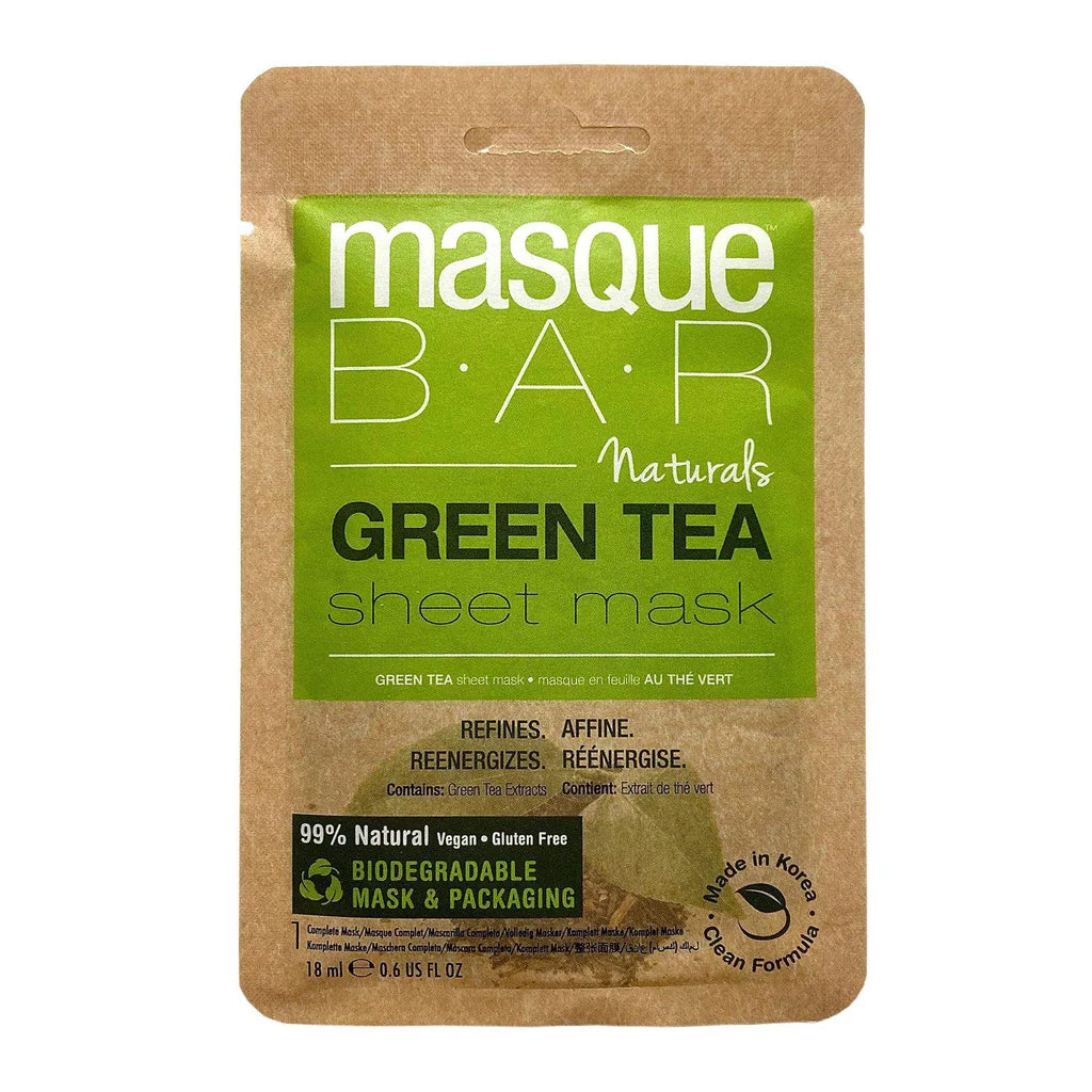 Masque Bar Naturals - Masque tissu au thé vert