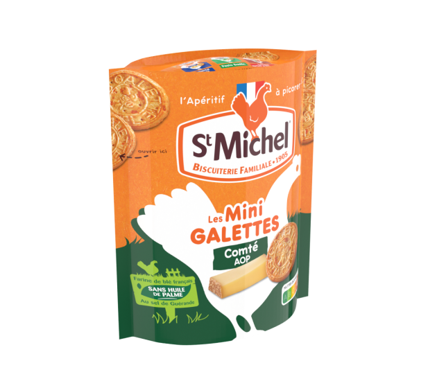 ST MICHEL – Mini Galettes Apéritif Comté AOP 100g