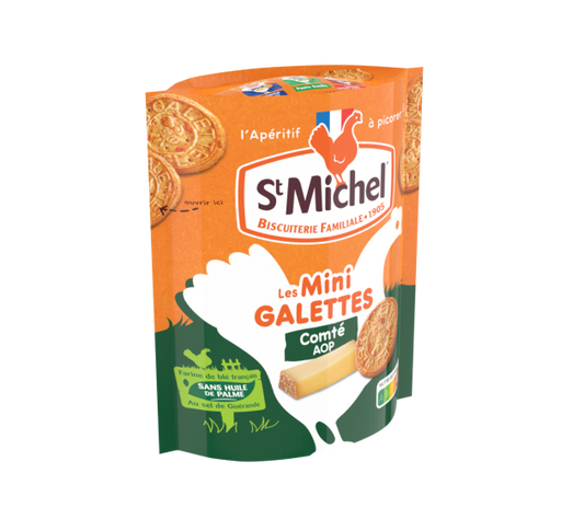 ST MICHEL – Mini Galettes Apéritif Comté AOP 100g