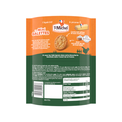 ST MICHEL – Mini Galettes Apéritif Comté AOP 100g