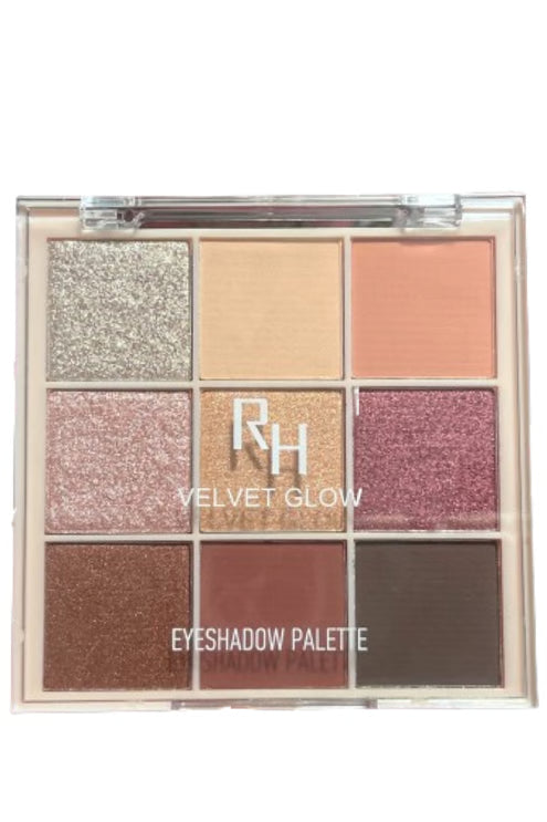 Realher palette Velvet Glow 9 fards à paupières vegan maquillage yeux