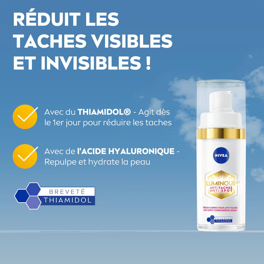 Nivea – Sérum Luminous 630 Anti-Taches (30 ml)
