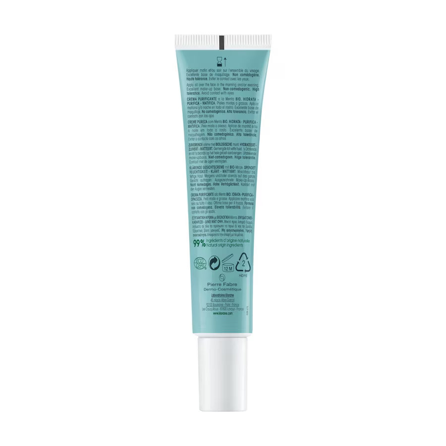 Klorane - Crème pureté à la Menthe BIO 40ml