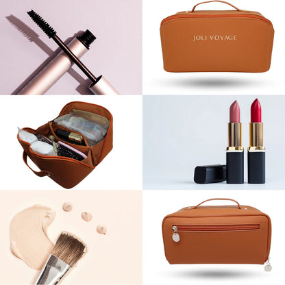 Trousse de toilette – Marron Camel (édition Joli Voyage)