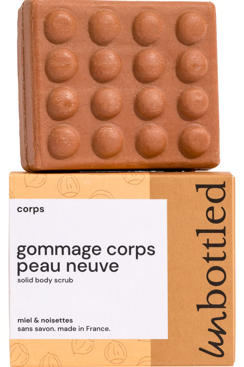 Unbottled Gommage Corps Solide Peau Neuve 100g