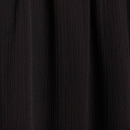 Robe évasée fluide col V – Noir (BRÉAL)