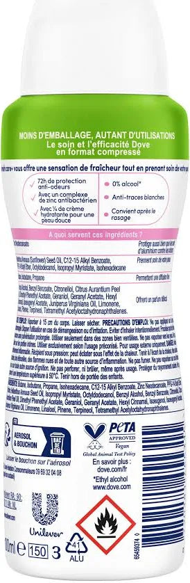 Dove Déodorant Invisible Care Zinc Protect 100ml