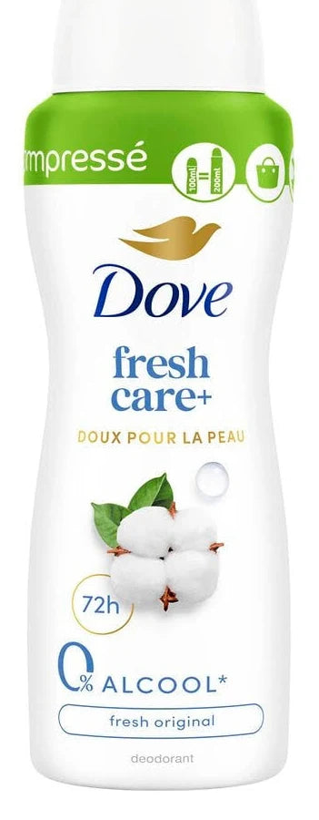 Dove Déodorant Original 0% Alcool 100ml