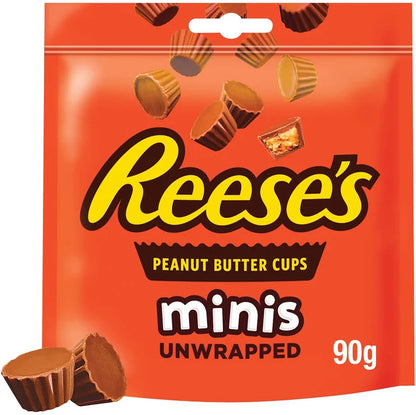 Reese's mini cups chocolat beurre de cacahuète 90g confiserie américaine