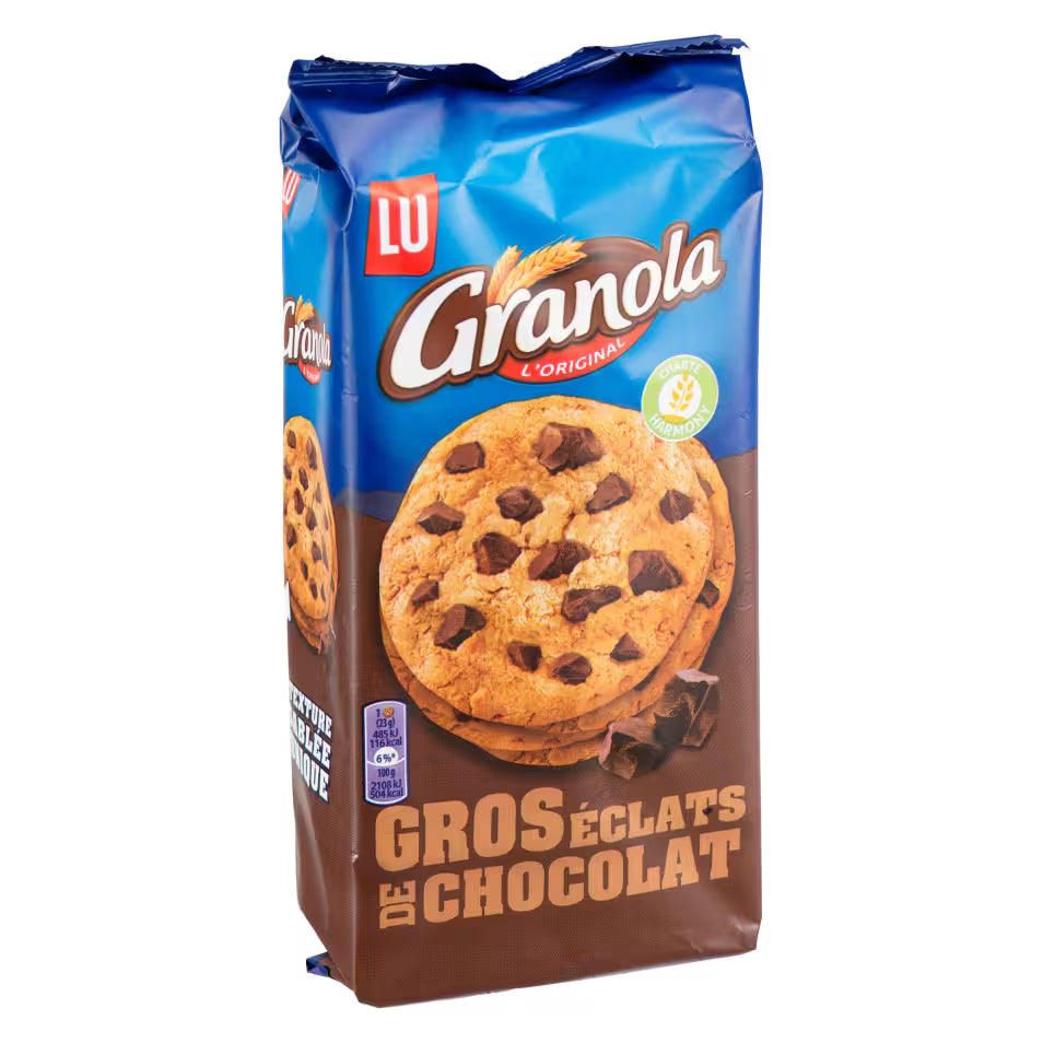 LU Granola cookies gros éclats de chocolat 184 g