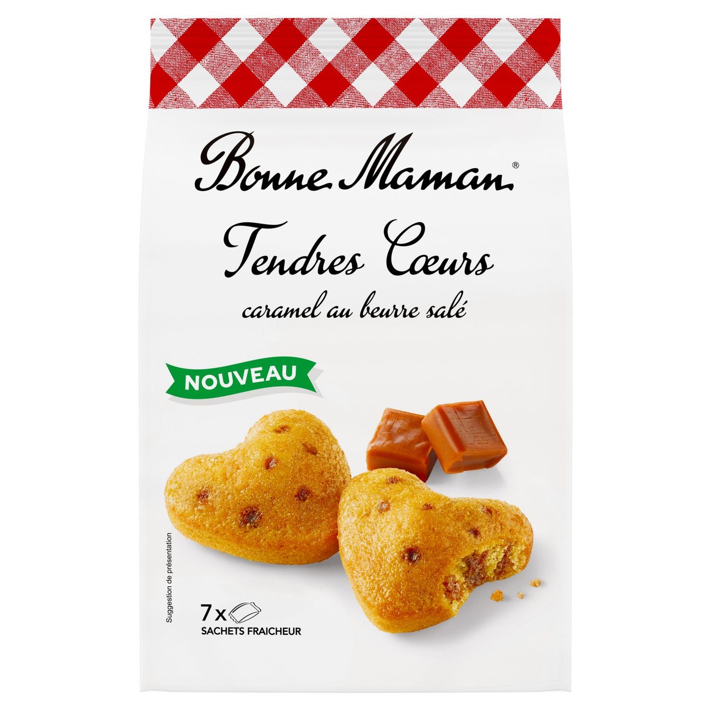 Bonne Maman – Tendres Cœurs Caramel Beurre Salé x7
