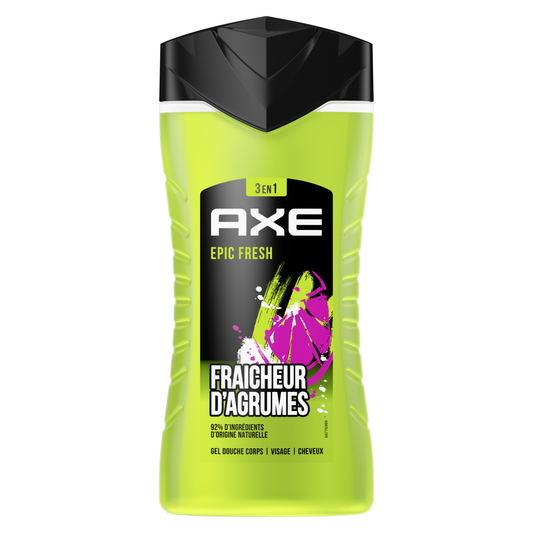 Lot de 2 Gel douche 3-en-1 Epic Fresh – AXE