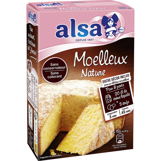 Gâteau Moelleux nature – Alsa 435g