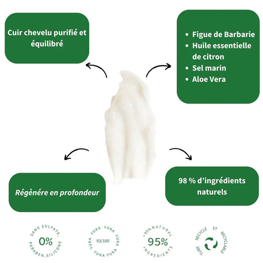 Shaeri Pure Scrub détoxifiant cuir chevelu et corps 100ml
